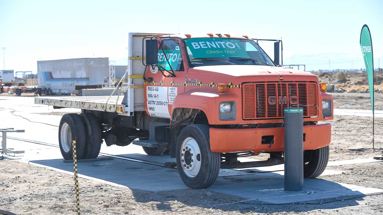 CRASH TEST: DEFENDER M50 HM5012 – Anti-terrorist Telescopic Bollard