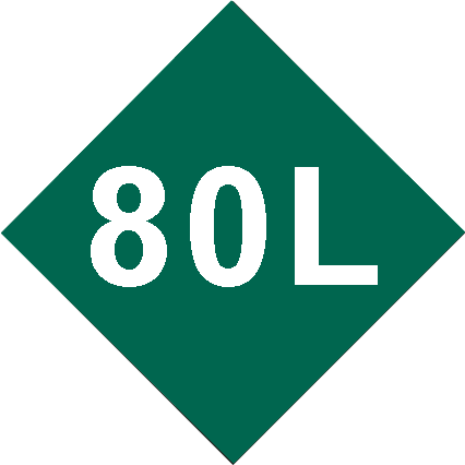 Capacidad <br> 80L